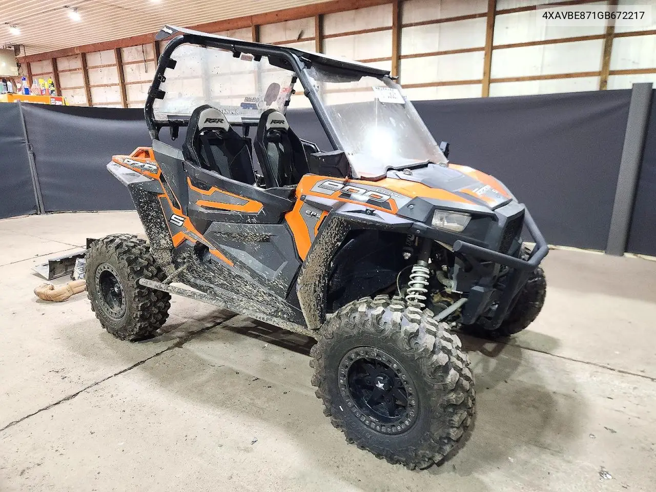 2016 Pola Rzr S 900 Eps VIN 4XAVBE871GB672217 фото 1