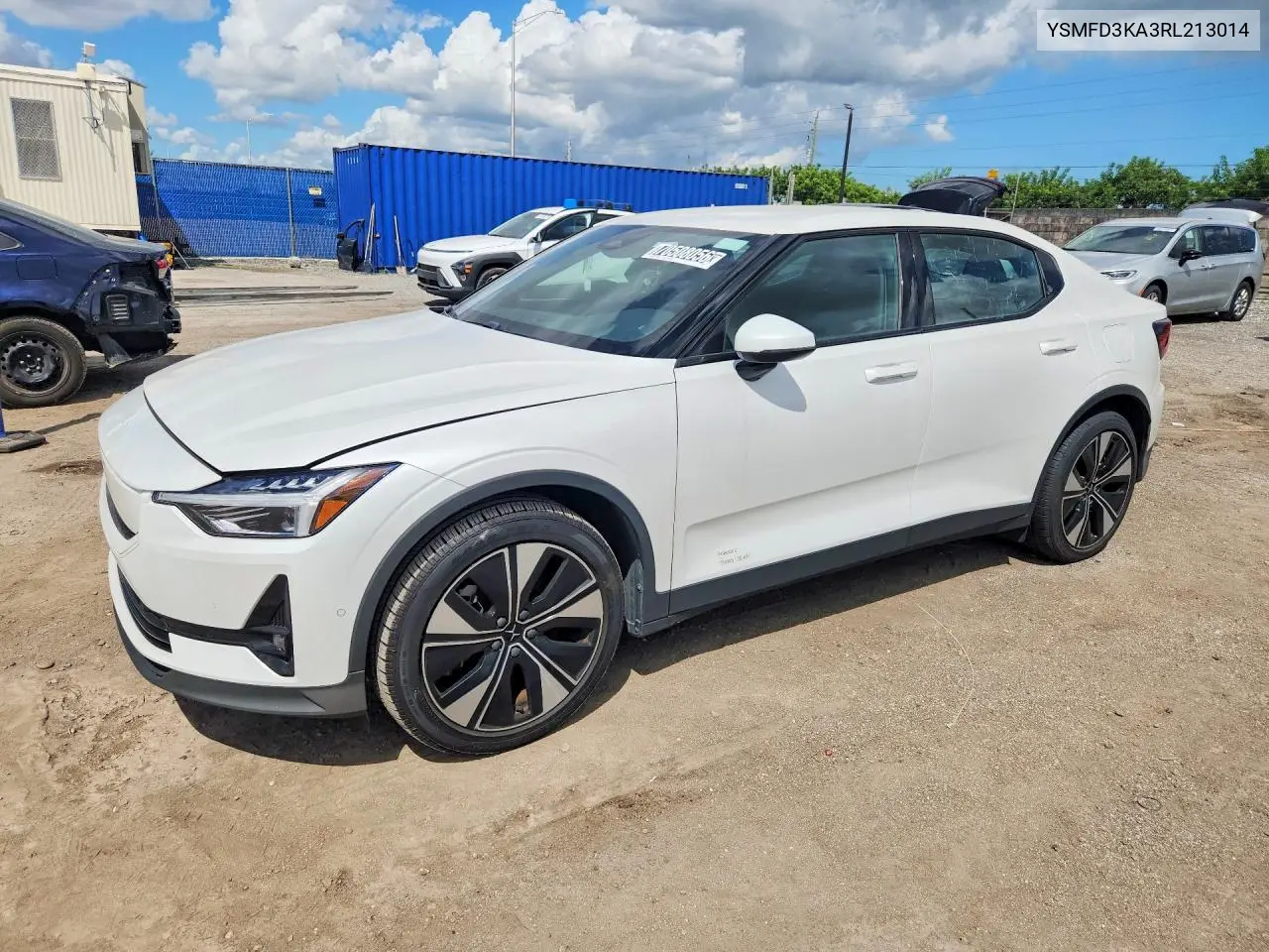 2024 Polestar 2 VIN YSMFD3KA3RL213014 фото 1