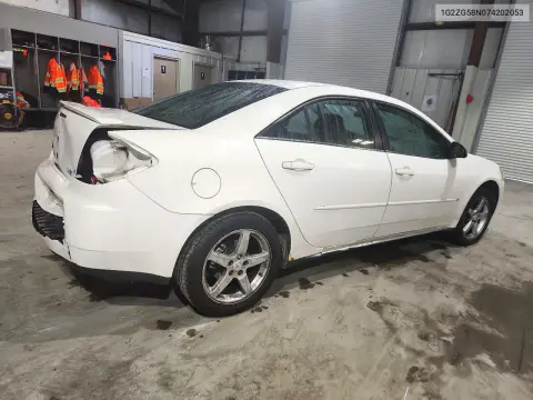 2007 Pontiac G6 Base VIN 1G2ZG58N074202053 фото 3