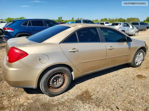 2007 Pontiac G6 Value Leader VIN 1G2ZF58B874223922 фото 3