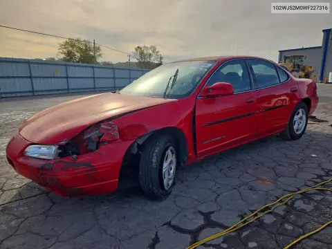 1G2WJ52M0WF227316 — 1998 Pontiac Grand PRIX, Передняя часть, фото до ремонта