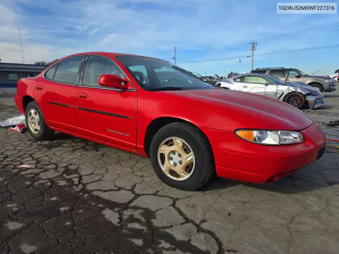 1998 Pontiac Grand Prix Se VIN 1G2WJ52M0WF227316 фото 4