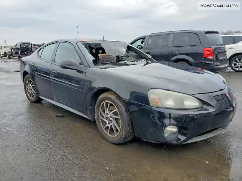 2004 Pontiac Grand Prix Gtp VIN 2G2WR524441141388 фото 4