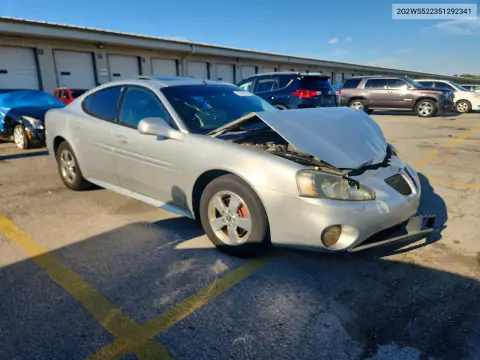 2005 Pontiac Grand Prix Gt VIN 2G2WS522351292341 фото 4
