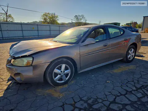 2G2WP552671192881 — 2007 Pontiac Grand PRIX, Передняя часть, фото до ремонта