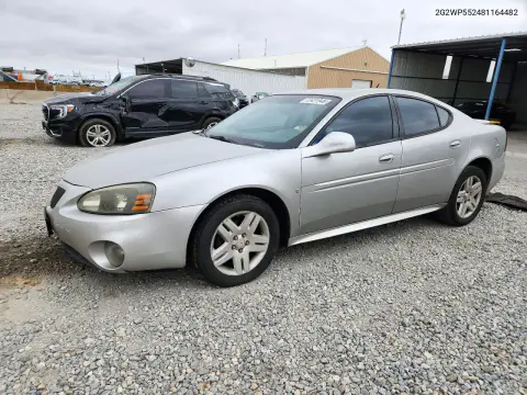 2G2WP552481164482 — 2008 Pontiac Grand PRIX, Передняя часть, фото до ремонта