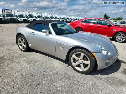 2006 Pontiac Solstice VIN 1G2MB35B16Y113638 фото 4