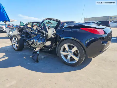 2008 Pontiac Solstice VIN 1G2MB35BX8Y111454 фото 2