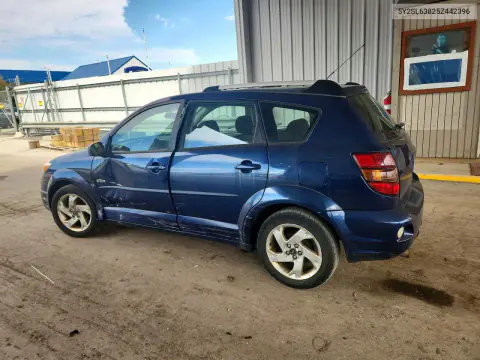 2005 Pontiac Vibe VIN 5Y2SL63825Z442396 фото 2