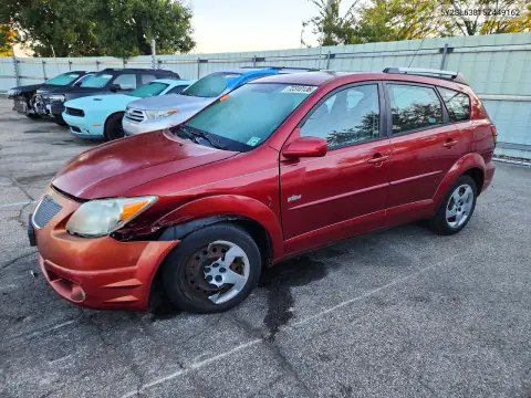 5Y2SL63815Z449162 — 2005 Pontiac VIBE, Передняя часть, фото до ремонта