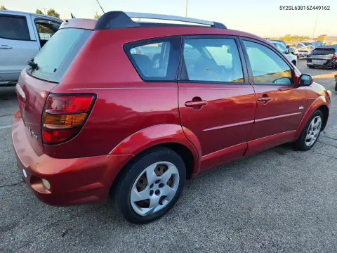 2005 Pontiac Vibe VIN 5Y2SL63815Z449162 фото 3