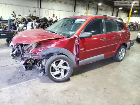 5Y2SL63825Z462647 — 2005 Pontiac VIBE, Передняя часть, фото до ремонта
