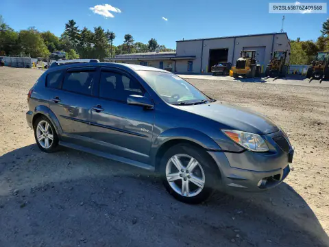 2006 Pontiac Vibe VIN 5Y2SL65876Z409568 фото 4