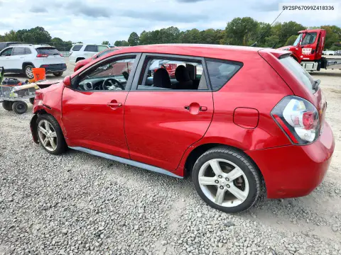 2009 Pontiac Vibe VIN 5Y2SP67099Z418336 фото 2