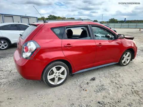 2009 Pontiac Vibe VIN 5Y2SP67099Z418336 фото 3