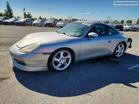 WP0AA2997YS621783 — 2000 Porsche 911, Задняя часть, фото до ремонта