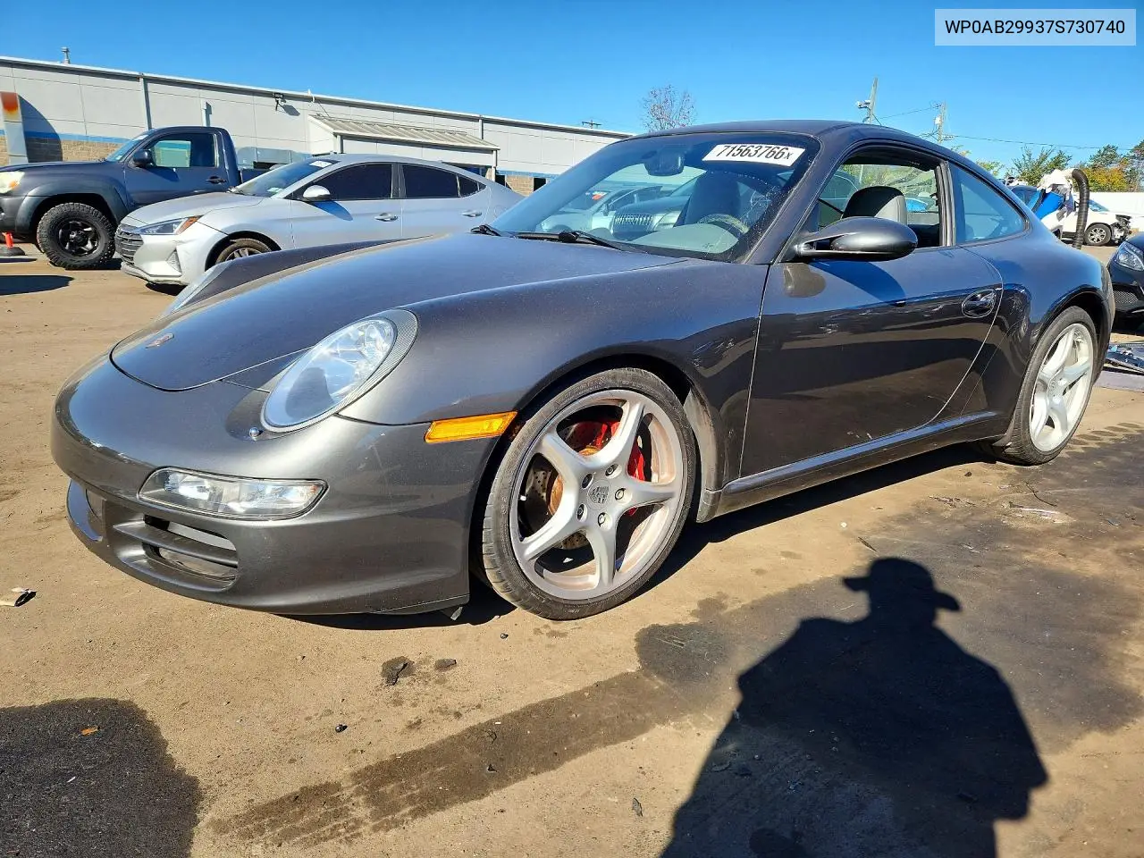 2007 Porsche 911 Carrera S VIN WP0AB29937S730740 фото 1