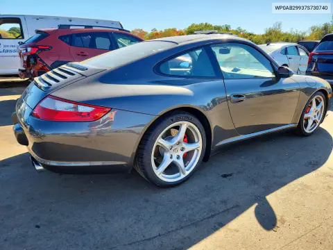 2007 Porsche 911 Carrera S VIN WP0AB29937S730740 фото 3