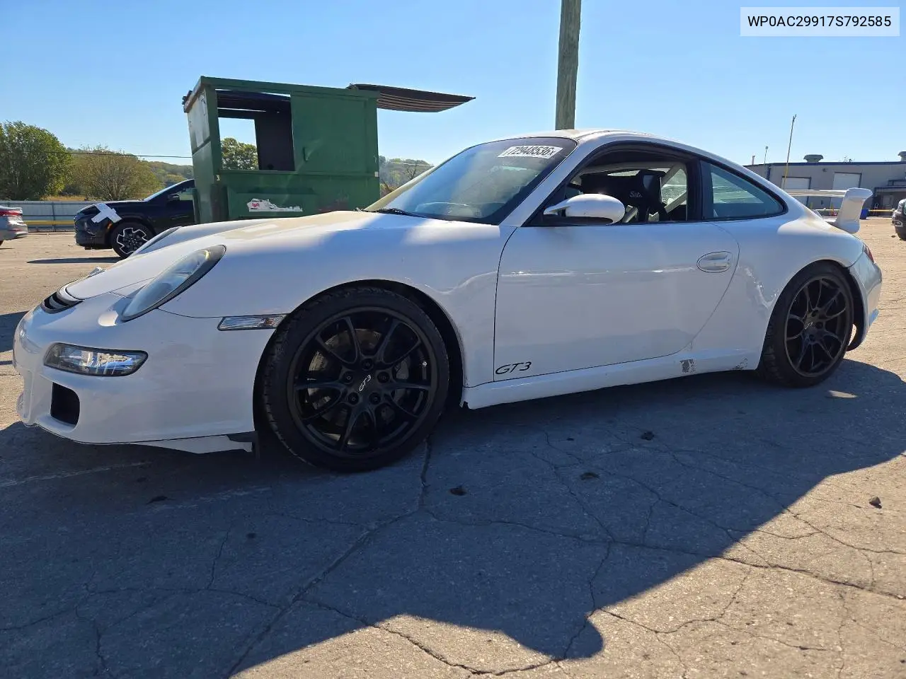 2007 Porsche 911 Gt3 VIN WP0AC29917S792585 фото 1