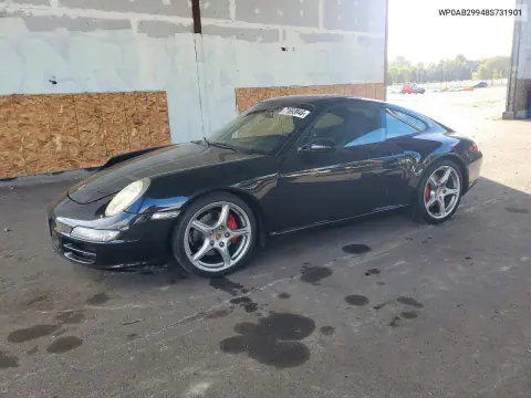 WP0AB29948S731901 — 2008 Porsche 911, Передняя часть, фото до ремонта