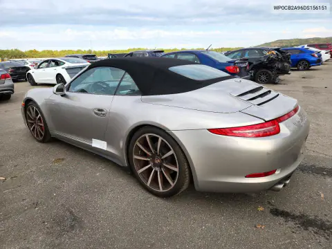 2013 Porsche 911 Carrera S VIN WP0CB2A96DS156151 фото 2