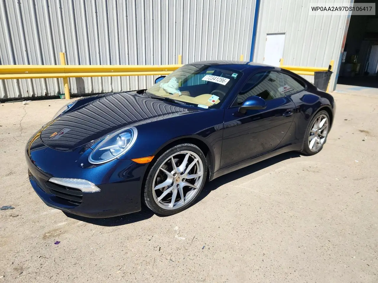 2013 Porsche 911 Carrera VIN WP0AA2A97DS106417 фото 1