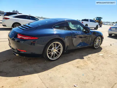 2013 Porsche 911 Carrera VIN WP0AA2A97DS106417 фото 3