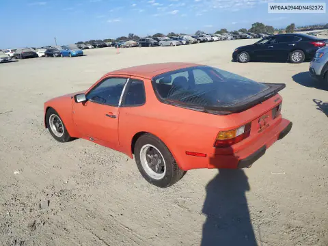 1983 Porsche 944 VIN WP0AA0944DN452372 фото 2