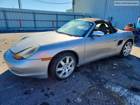 1998 Porsche Boxster VIN WP0CA2987WU623826 фото 1