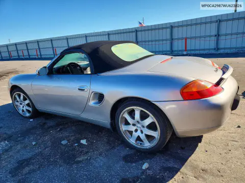 1998 Porsche Boxster VIN WP0CA2987WU623826 фото 2