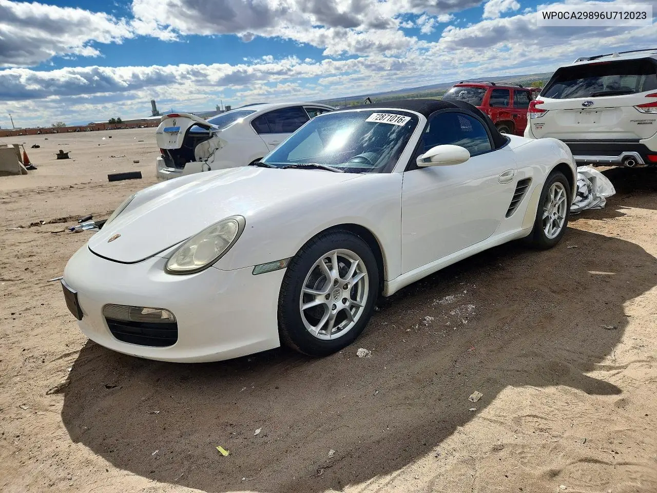 2006 Porsche Boxster VIN WP0CA29896U712023 фото 1