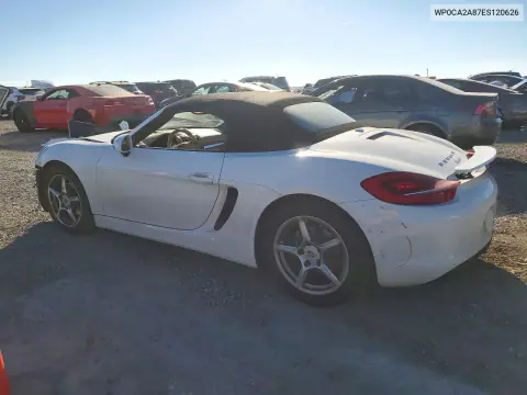 2014 Porsche Boxster VIN WP0CA2A87ES120626 фото 2
