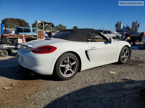 2014 Porsche Boxster VIN WP0CA2A87ES120626 фото 3