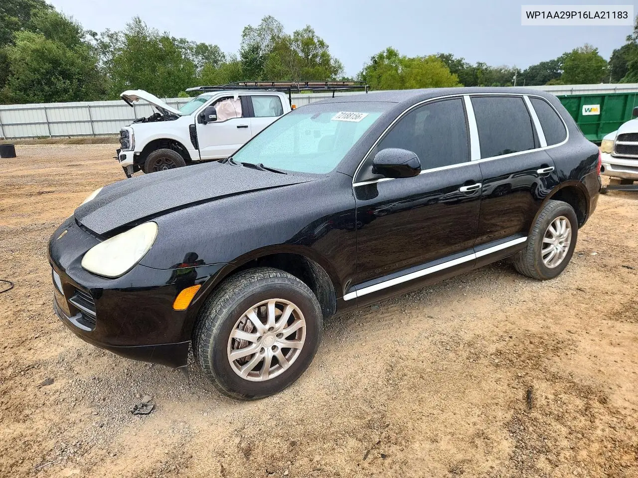 2006 Porsche Cayenne VIN WP1AA29P16LA21183 фото 1