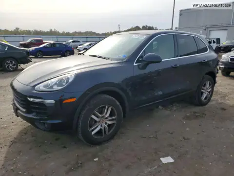 WP1AA2A21GLA10539 — 2016 Porsche Cayenne, Задняя часть, фото до ремонта