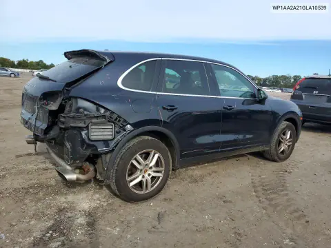 2016 Porsche Cayenne VIN WP1AA2A21GLA10539 фото 3