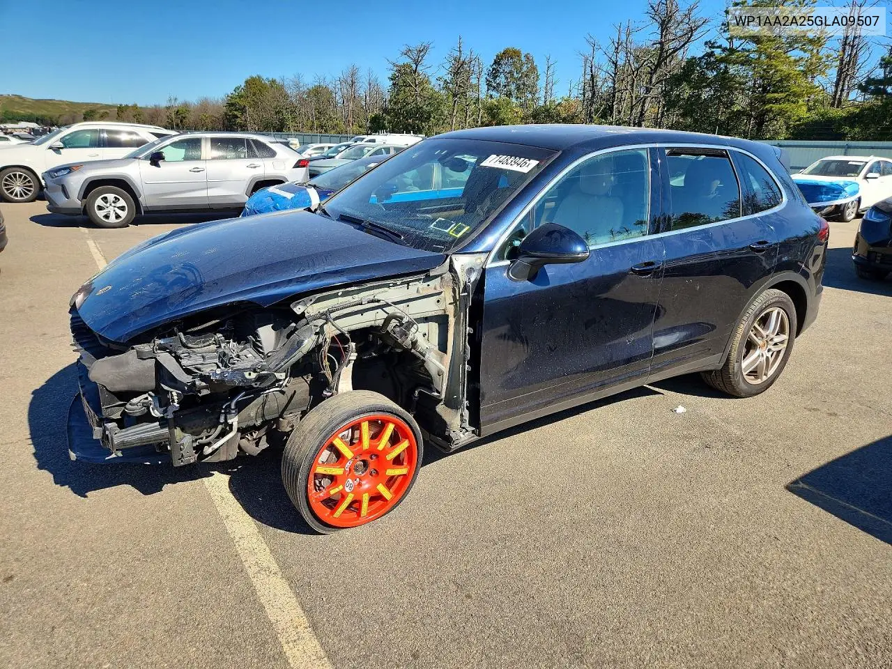 2016 Porsche Cayenne VIN WP1AA2A25GLA09507 фото 1