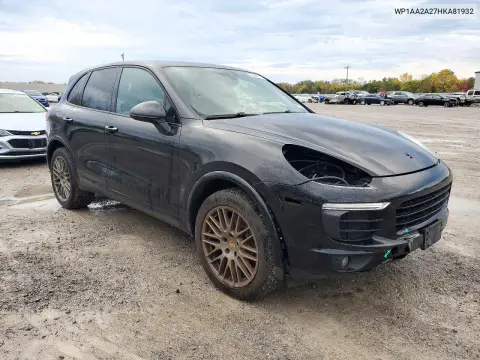 2017 Porsche Cayenne VIN WP1AA2A27HKA81932 фото 4