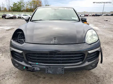 2017 Porsche Cayenne VIN WP1AA2A27HKA81932 фото 5