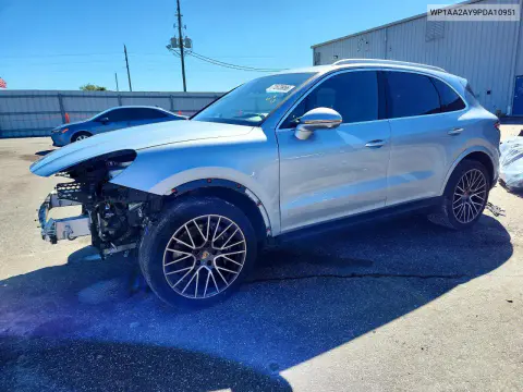 WP1AA2AY9PDA10951 — 2023 Porsche Cayenne, Передняя часть, фото до ремонта