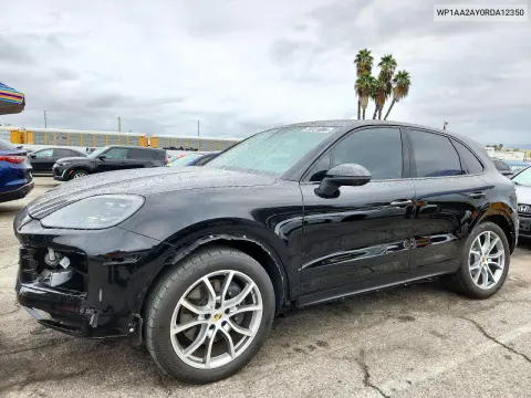 WP1AA2AY0RDA12350 — 2024 Porsche Cayenne, Задняя часть, фото до ремонта
