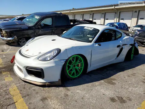 WP0ZZZ98ZGK199692 — 2016 Porsche Cayman, Задняя часть, фото до ремонта