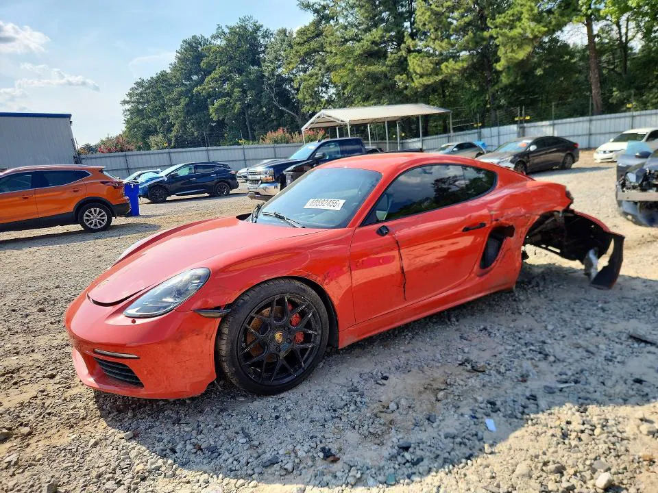 2017 PORSCHE CAYMAN VIN WP0AB2A84HS285509 фото 1