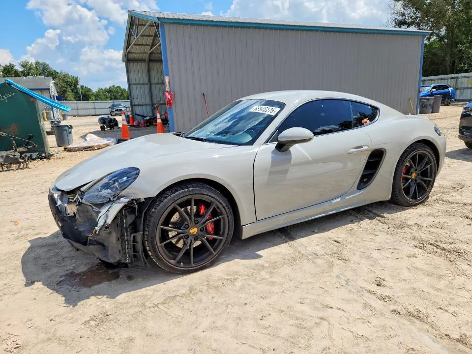 2018 PORSCHE CAYMAN VIN WP0AB2A84JS278145 фото 1