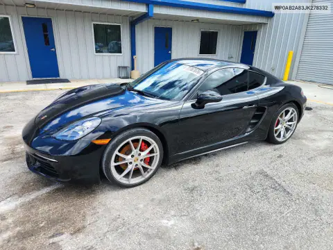 WP0AB2A83JK278332 — 2018 Porsche Cayman, Подтопление, фото до ремонта