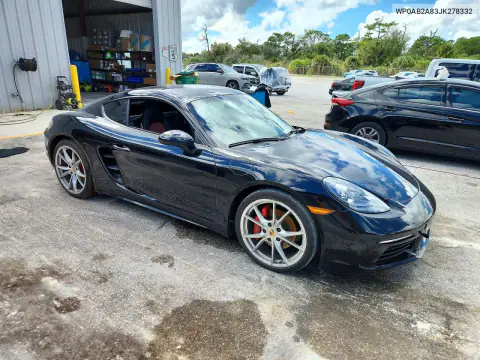 WP0AB2A83JK278332 — 2018 Porsche Cayman, фото 4 с аукциона Copart, Подтопление
