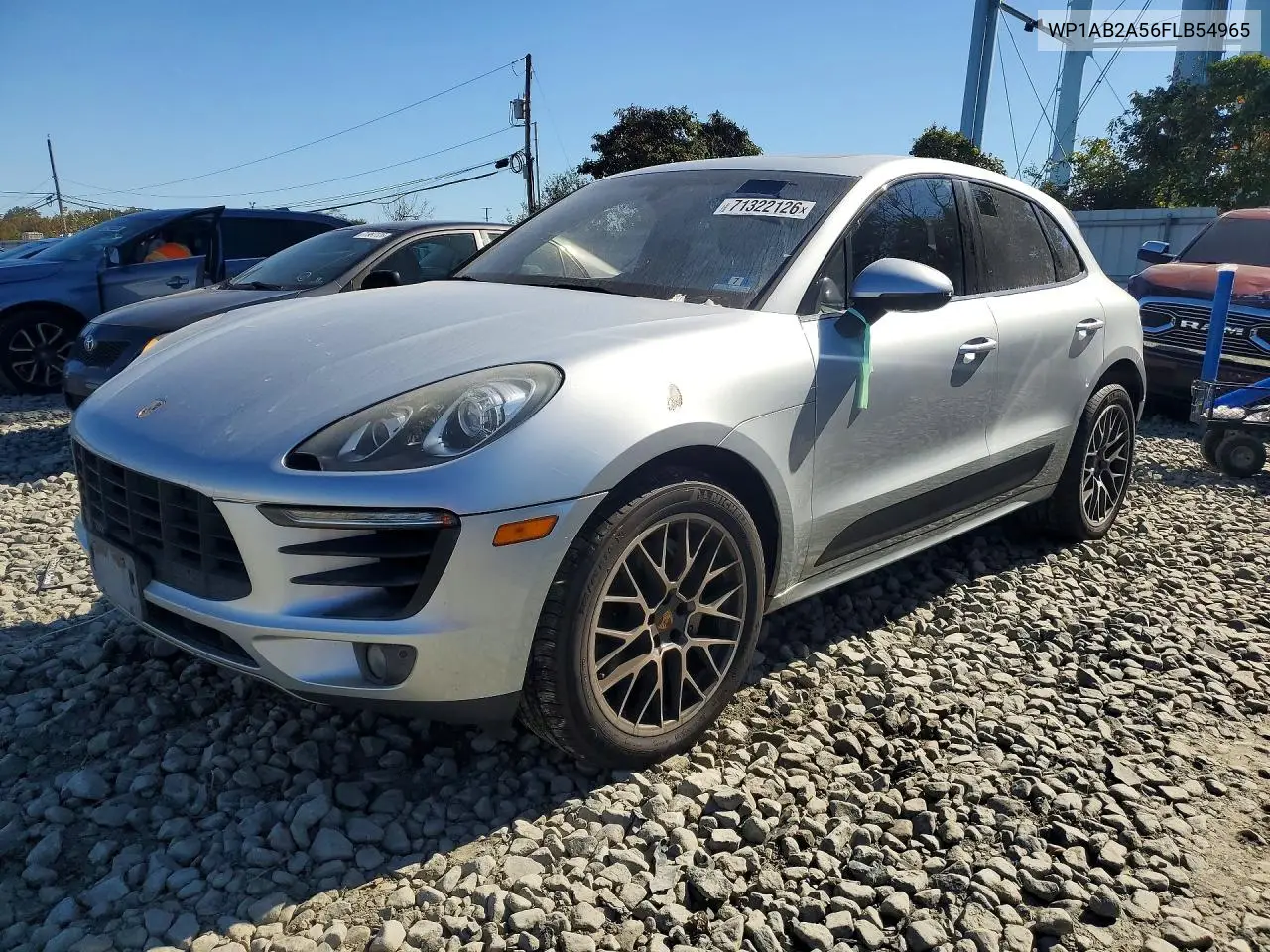 2015 Porsche Macan S VIN WP1AB2A56FLB54965 фото 1