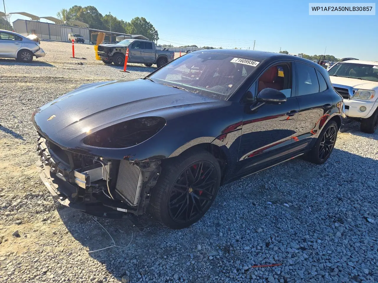 WP1AF2A50NLB30857 Porsche Macan 2022 — повреждение Передняя часть, фото до ремонта