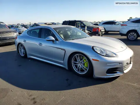 2014 Porsche Panamera S Hybrid VIN WP0AD2A70EL044926 фото 4