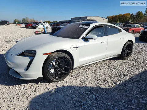 WP0AC2Y13LSA71144 — 2020 Porsche Taycan, Сторона, фото до ремонта